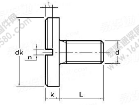 DIN 921-2007 开槽大盘头螺钉