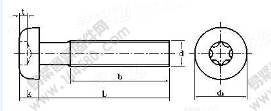 GB /T 2672-1986 内六角花形盘头螺钉