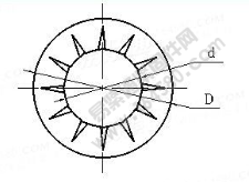 DIN 6798-1988 内锯齿锁紧垫圈