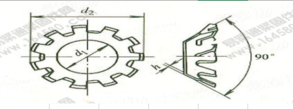 GB /T 9074.28-1988 组合件用锥形锁紧垫圈