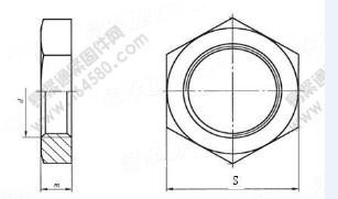 GB /T 3763-2008 管接头用六角薄螺母