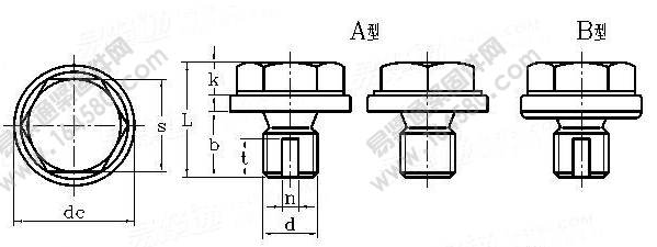 DIN 5586-1989 带凸缘和通风的锁紧螺钉