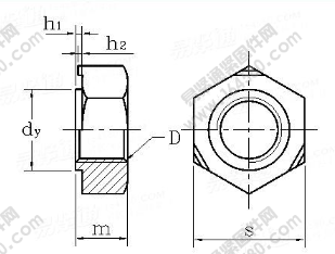 DIN 929-2008 六角焊接螺母