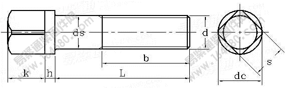 DIN 478-1985 四方头带垫螺栓