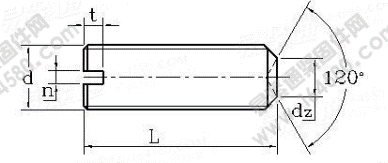 GB /T 74-1985 开槽凹端紧定螺钉
