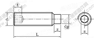 DIN 915-1980 内六角柱端紧定螺钉